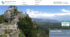 Desktop Screenshot of corfutaxiprivatetours.gr